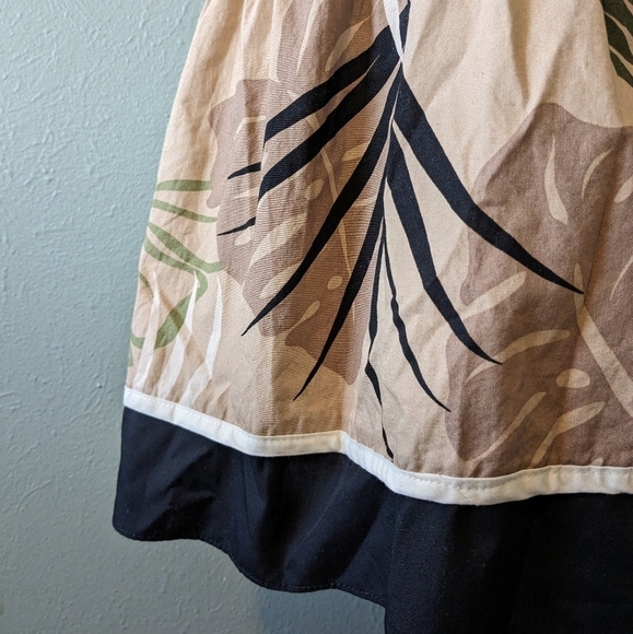 Vintage Tropical Smock Maxi Dress Size XS - Picture 6 of 11